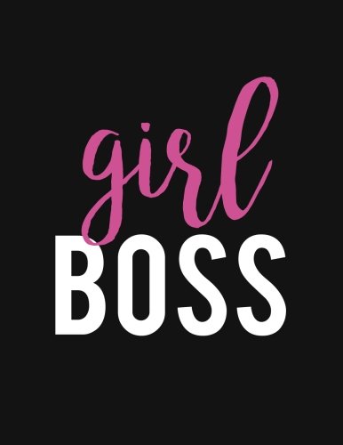 Girl Boss: Notebook Journal: Large Composition Notebook with 110 Pages (8.5 x 11) with a Minimalist Style [Paperback] Journals, Tiny Gnome