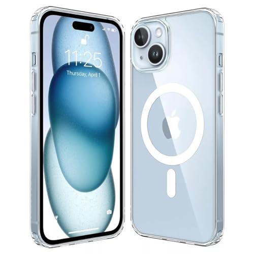 [Capa Mag-safe para iPhone 13] Capinha Clear Case Magnetica Premium Compatível com Mag-Safe Transparente Resistente